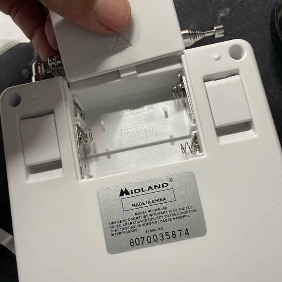 Midland WR100 Weather Alert Radio - White - Picture 8 of 10